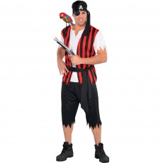 Ahoy Matey Pirate Men's Costume Plus Size