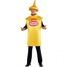 Mustard Bottle Men's Costume Adult Standard Size