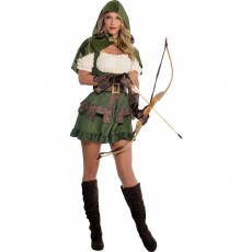 Robin Hoodie Women's Costume Size 8-10