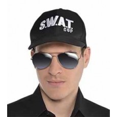 Careers Party Supplies - Police Hat S.W.A.T. Cop