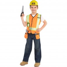 Construction Worker Boy's Costume 4-6 Years