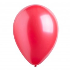 Red Metallic  Latex Balloons