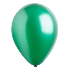 Green Metallic  Latex Balloons