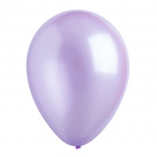 Lavender Metallic  Latex Balloons