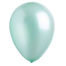 Green Metallic Mint  Latex Balloons
