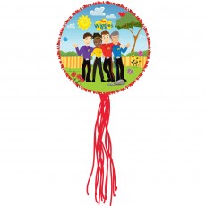 The Wiggles Expandable Pull String Drum Pinata 35cm x 35cm x 9cm