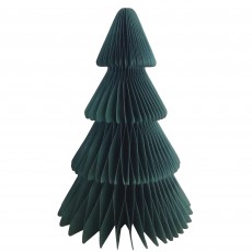 Green Christmas Tree Honeycomb Centrepiece 35cm
