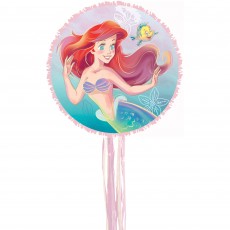 The Little Mermaid Expandable Pull String Drum Pinata