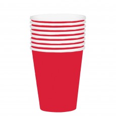 Apple Red Paper Cups 354ml 20 pk