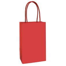 Apple Red Favour Bags 21cm x 13cm x 8cm 8 pk