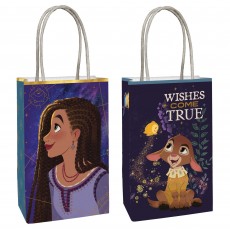 Disney Wish Kraft Paper Favour Bags 21cm x 13cm x 8cm 8 pk