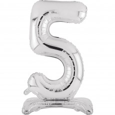 Number 5 Shaped Balloon