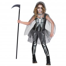 Grim Reaper Girl's Costume 8-10 Years
