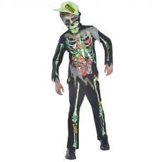 Toxic Zombie Unisex Kid's Costume 5-7 Years
