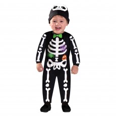 Mini Bones Unisex Kid's Costume 6-12 Months