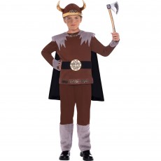 Viking Warrior Boy's Costume 6-8 Years