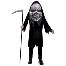Grim Reaper Big Head Unisex Kid's Costume 4-6 Years