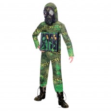 Quarantine Zombie Alien Unisex Kid's Costume 10-12 Years