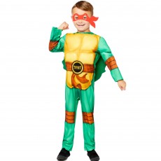 Teenage Mutant Ninja Turtles Jumpsuit Boy's Costume 4-6 Years