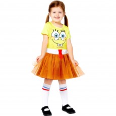 SpongeBob Girl's Costume 3-4 Years