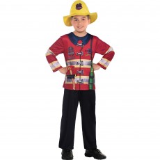 Firefighter Sustainable Top Boy's Costume 2-3 Years