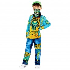 Gaming Zombie Unisex Kid's Costume 4-6 Years