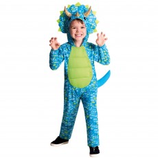 Blue Dino Boy's Costume 4-6 Years