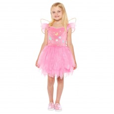Pink Fairy Girl's Costume 3-4 Years