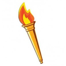 Gold Sports Torch Cutout 60cm
