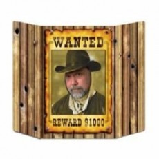 Cowboy Western Wanted Poster Photo Prop 94cm x 64cm