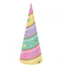 Unicorn Sparkle Party Supplies - Party Hats Horn Shaped