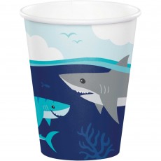 Shark Splash Paper Cups 266ml 8 pk