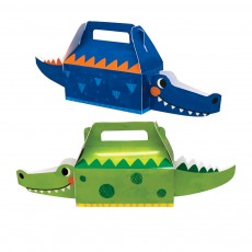 Alligator Treat Favour Boxes 10cm x 31cm x 6cm 4 pk