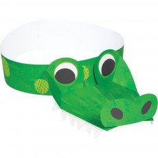 Alligator Headband Party Hats Child Size 8 pk