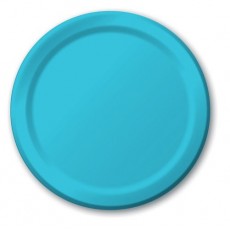 Bermuda Blue Round Dinner Plates 23cm 24 pk