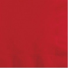 Classic Red Lunch Napkins Pack of 50