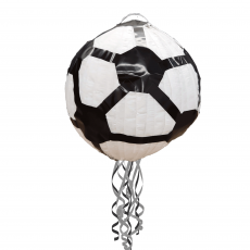 Soccer Ball 3D Pull String Pinata 30cm x 30cm x 30cm