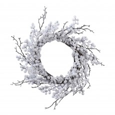 Berry Wreath White Christmas Door Decoration