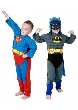 Batman To Superman Reversible Child Costume Batman To Superman Reversible Child Costume