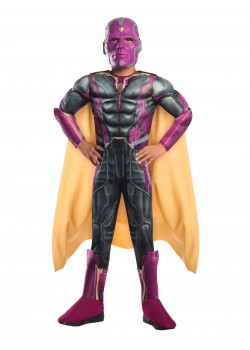 Vision Avengers Aaou Deluxe Child Costume Vision Avengers Aaou Deluxe Child Costume