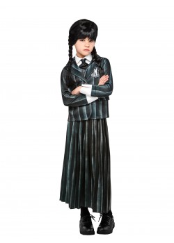 Wednesday Nevermore Academy Black Child Costume Addams Family Wednesday Nevermore Academy Black Child Costume Addams Family
