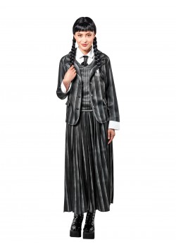 Wednesday Nevermore Deluxe Blue Adult Costume Addams Family Wednesday Nevermore Deluxe Blue Adult Costume Addams Family