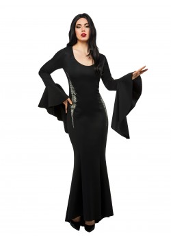 Morticia Deluxe Adult Costume - Wednesday Addams Family