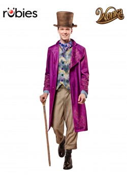 Willy Wonka Premium Adult Costume Charlie & The Chocolate Factory Willy Wonka Premium Adult Costume Charlie & The Chocolate Factory