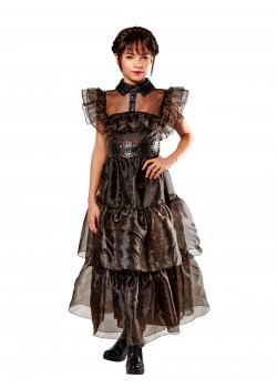 Wednesday Rave'n Deluxe Child Costume Addams Family Wednesday Rave'n Deluxe Child Costume Addams Family