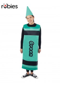 Green Crayon Adult Tabard Costume - One Size