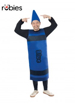 Blue Crayon Adult Tabard Costume - One Size