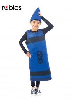 Blue Crayon Child Tabard Costume - One Size