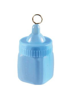 Baby Shower Blue Baby Bottle Balloon Weight