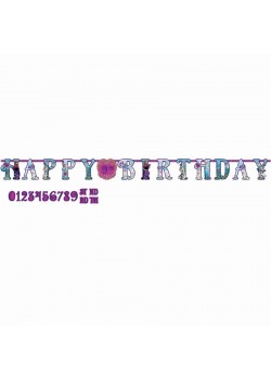 Disney Frozen Add An Age Letter Banner 3.2m x 25cm